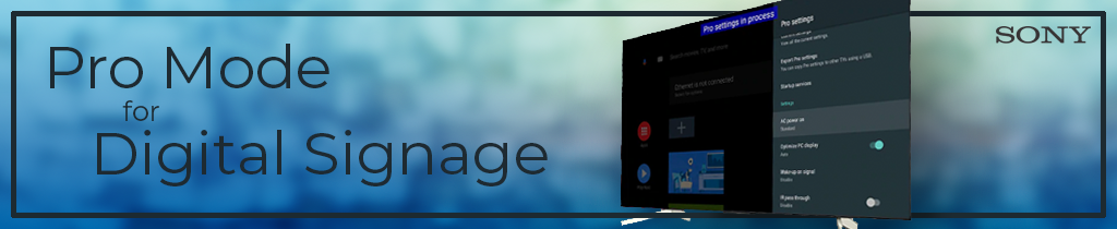 Sony Pro Mode