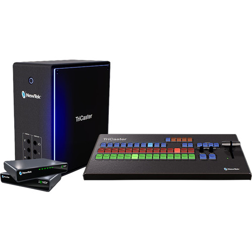 NewTek / VizRT TriCaster Mini UHD 4K Bundle with Control Surface