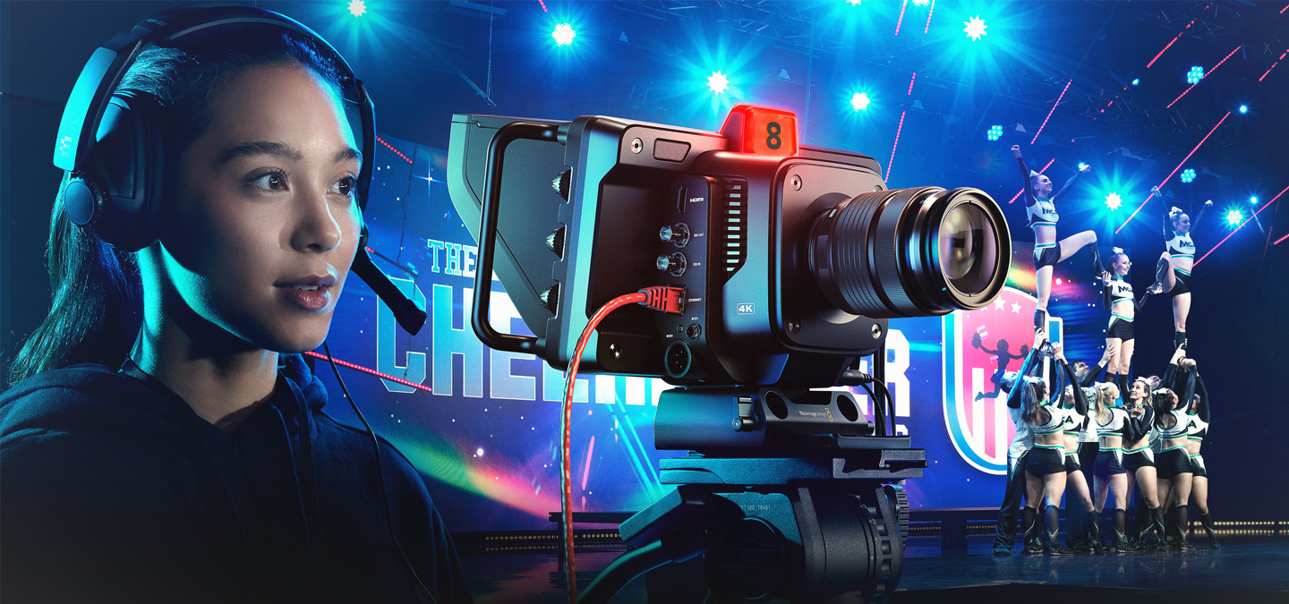 Blackmagic Studio Camera Homepage Slide