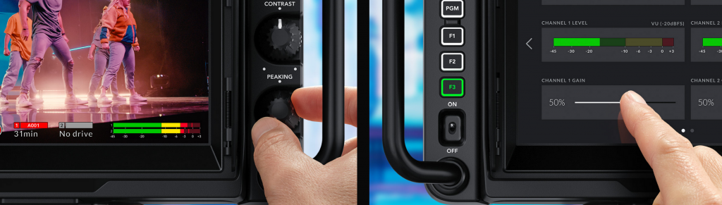 Blackmagic Studio Camera Controls