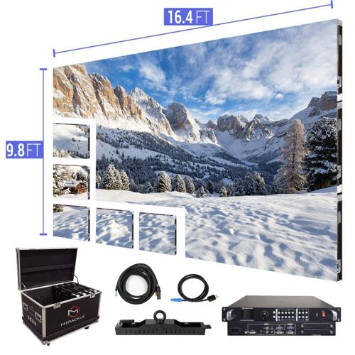 Mirackle LED Video Wall Screen 16.4' x 9.8' P2.6mm Indoor Turn-key