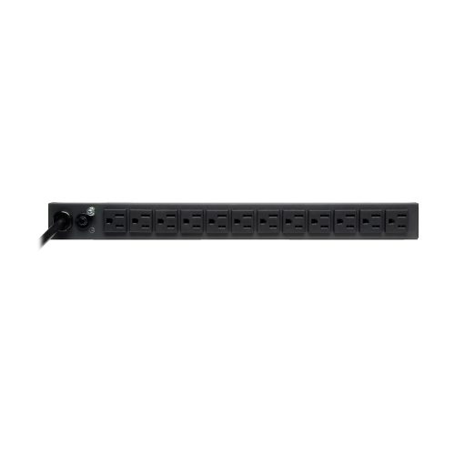 Tripp Lite PDU121506 PDU Basic 13 NEMA 5-15R Outlets 5-15P Input 1.8kW - 6 Foot Cord/1U Rack Mount
