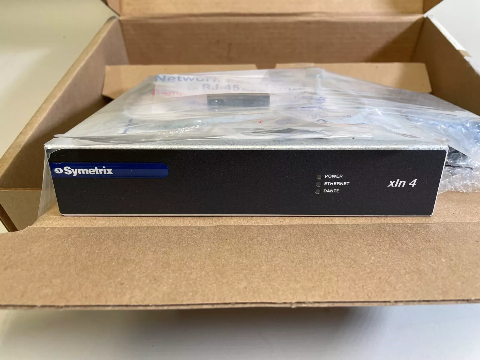 Symetrix XIN 4 Audio Input Dante Expander for Symetrix Systems 4 Mic or line - OPEN BOX - Image 2