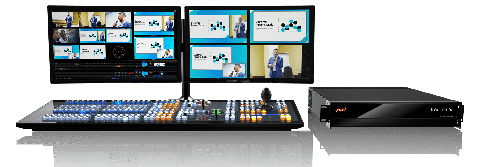 tricaster broadcast switcher vizrt